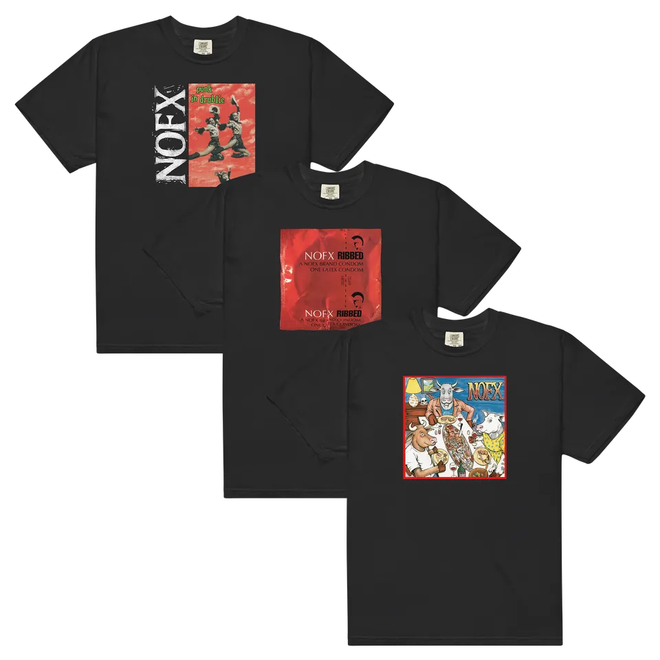 nofx-t-shirt-bundle-3er-set-schwarz-baumwolle image 1
