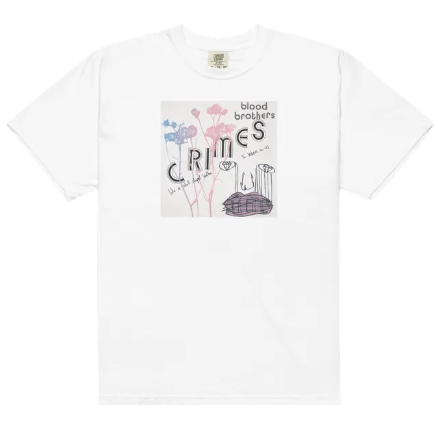 crimes-t-shirt-white-album-cover-shirt-wei image 1