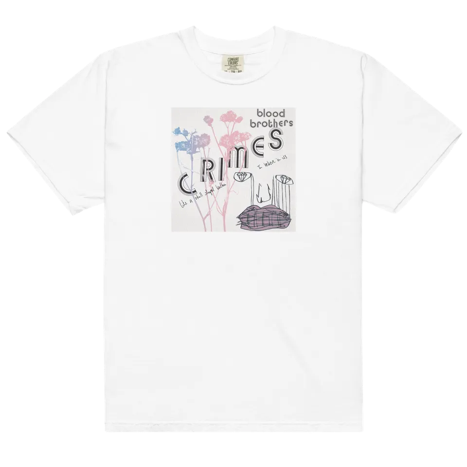 crimes-t-shirt-white-album-cover-shirt-wei image 1