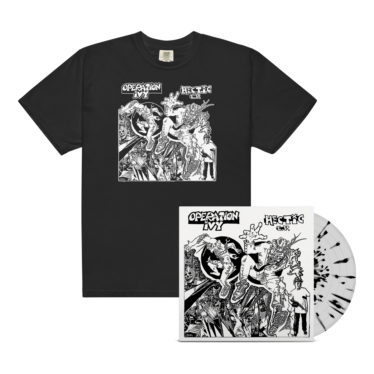 operation-ivy-hectic-12-ep-vinyl-t-shirt-bundle image 1
