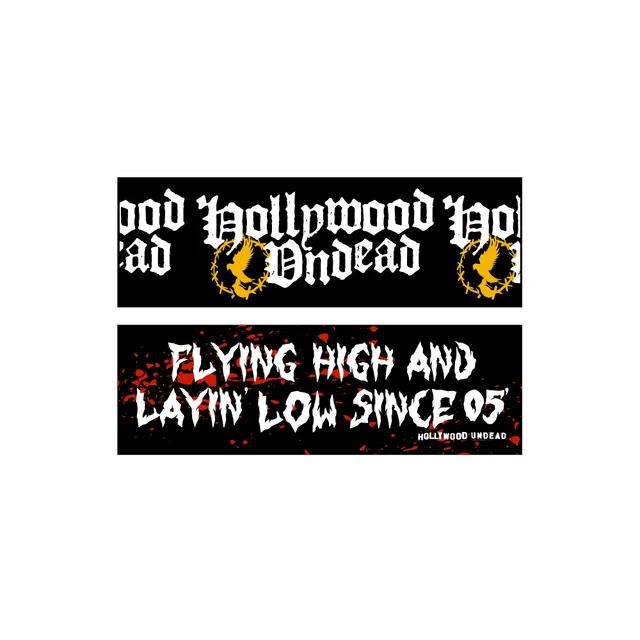 hollywood-undead-stickers-flying-high-locals-only-sticker-2er-set image 1