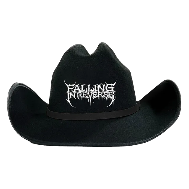 falling-in-reverse-cowboy-hat-hut-schwarz-logo image 1
