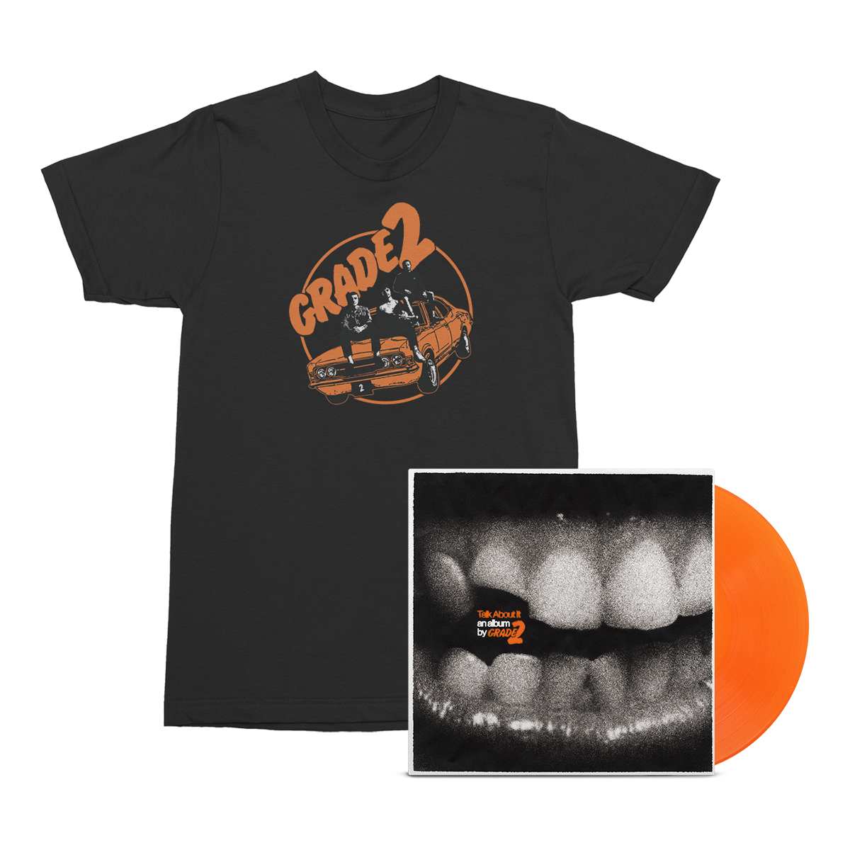 grade-2-talk-about-it-bundle-orange-lp-car-t-shirt-gr-s-4xl image 1