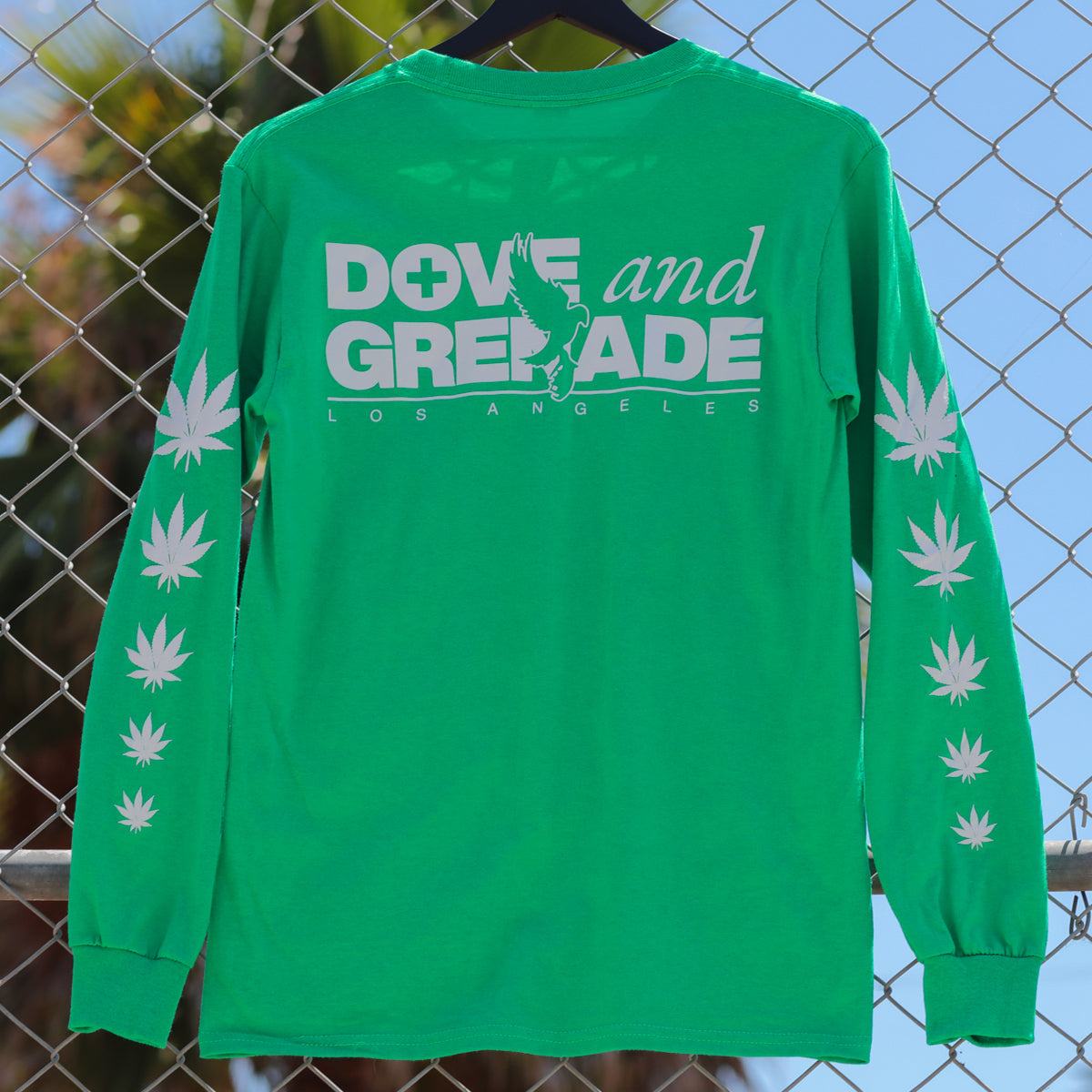 hollywood-undead-dove-grenade-logo-longsleeve-gr-n-baumwolle image 3