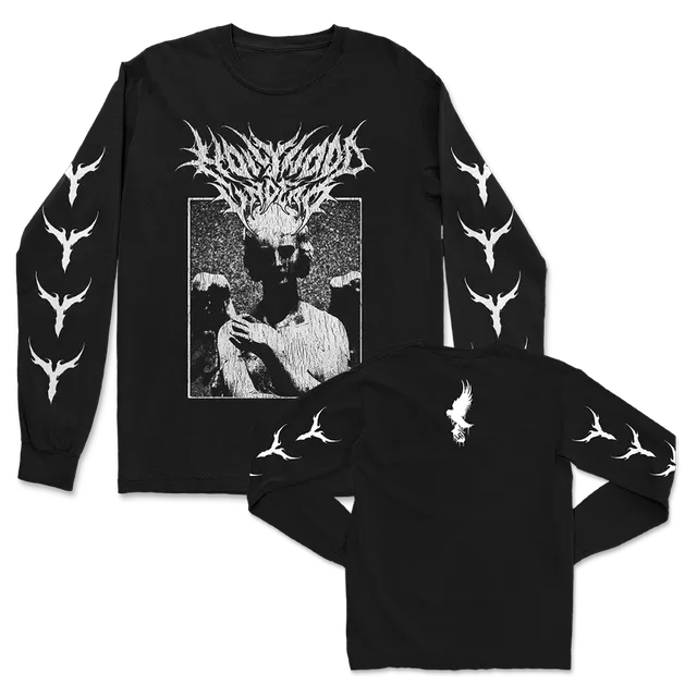 hollywood-undead-crying-statue-longsleeve-schwarz-baumwolle image 1
