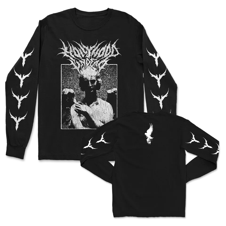 hollywood-undead-crying-statue-longsleeve-schwarz-baumwolle image 1