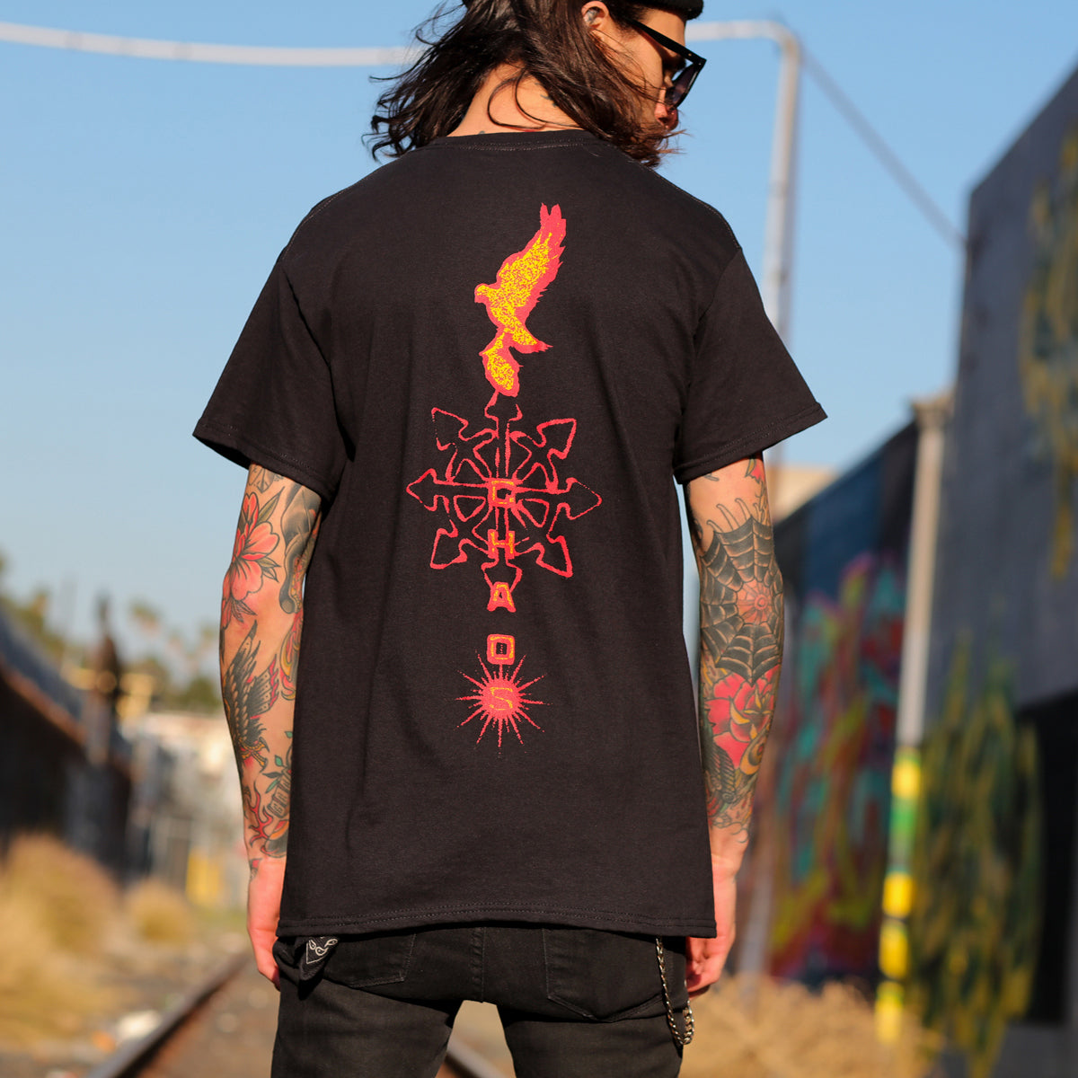 hollywood-undead-chaos-tee-t-shirt-schwarz-100-baumwolle image 5
