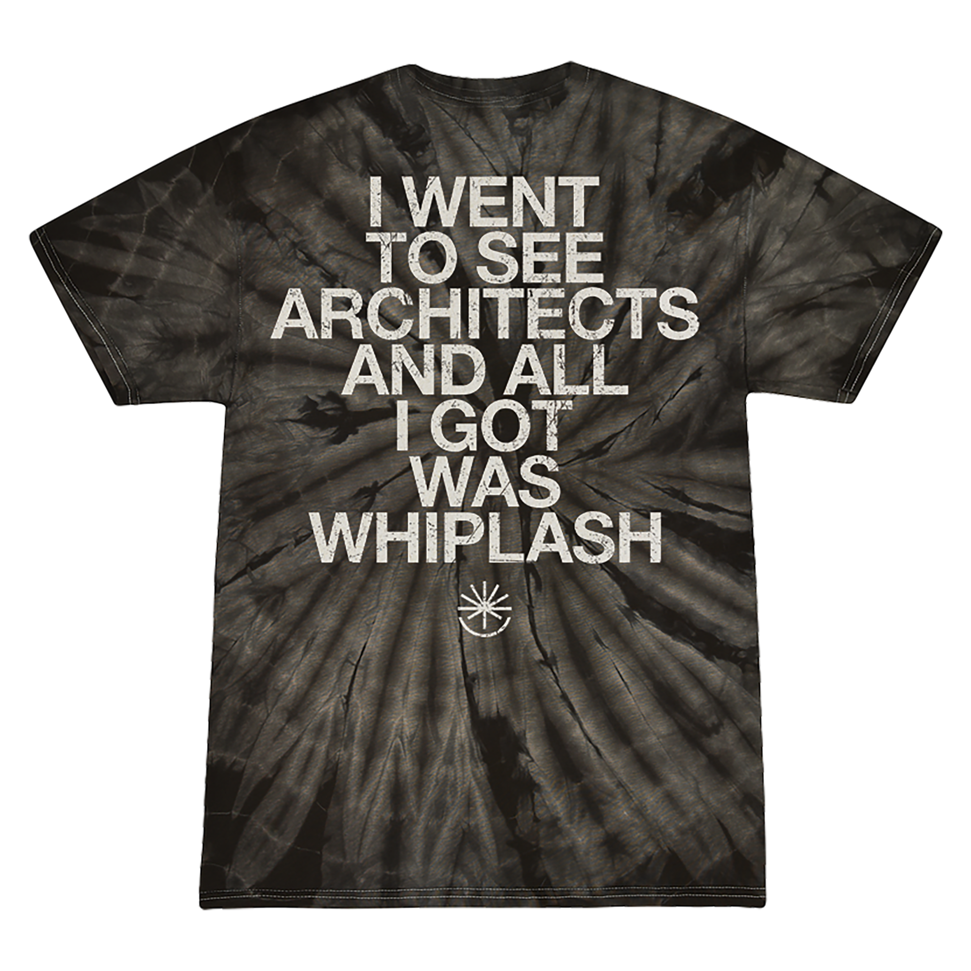 architects-all-i-got-was-whiplash-tie-dye-t-shirt-schwarz image 2