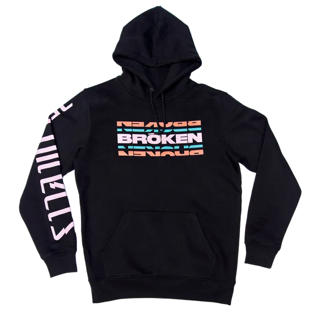 architects-broken-hoodie-schwarz-kapuzenpullover-bio-baumwolle image 1