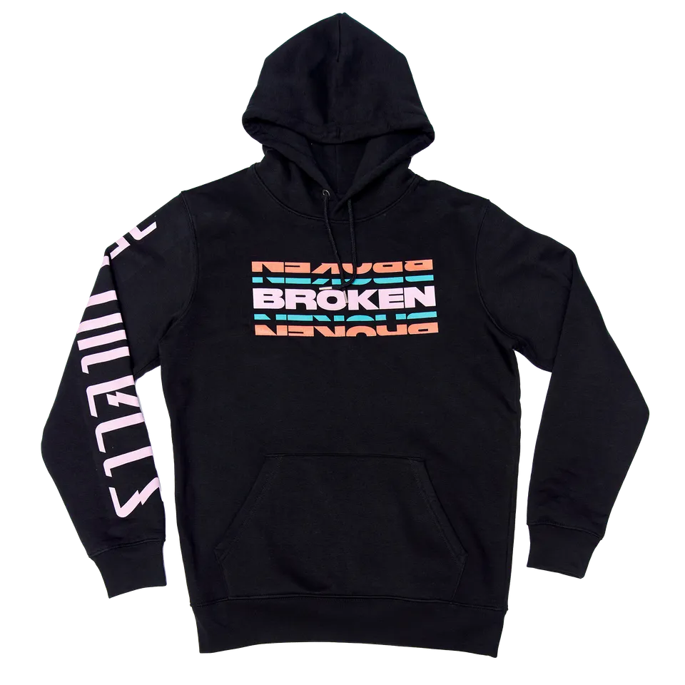architects-broken-hoodie-schwarz-kapuzenpullover-bio-baumwolle image 1