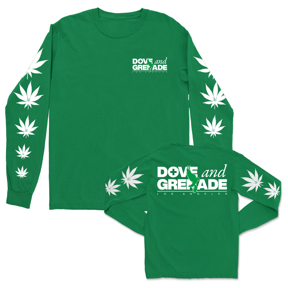hollywood-undead-dove-grenade-logo-longsleeve-gr-n-baumwolle image 1
