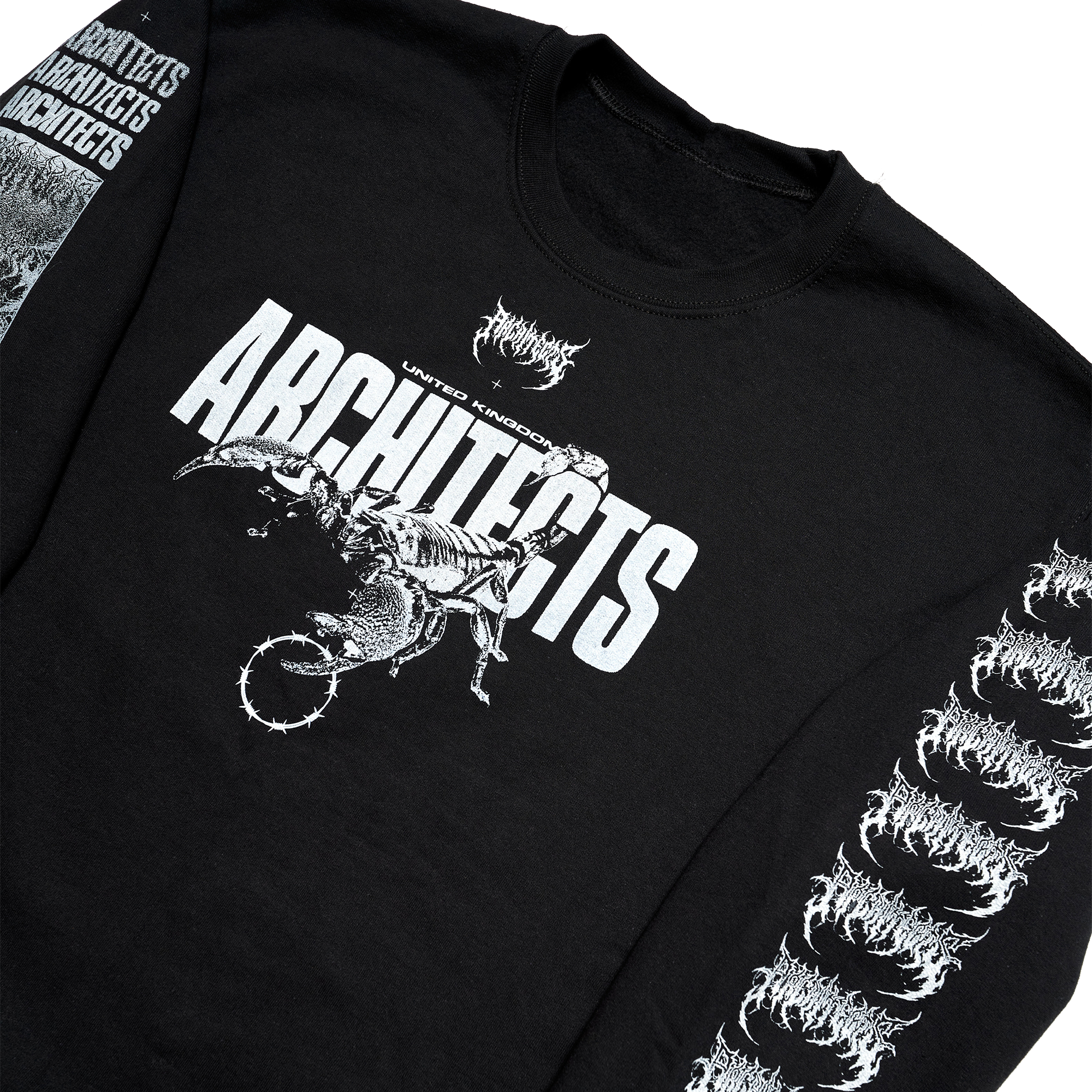 architects-scorpion-eu-2024-tour-crewneck-schwarz-baumwolle image 6