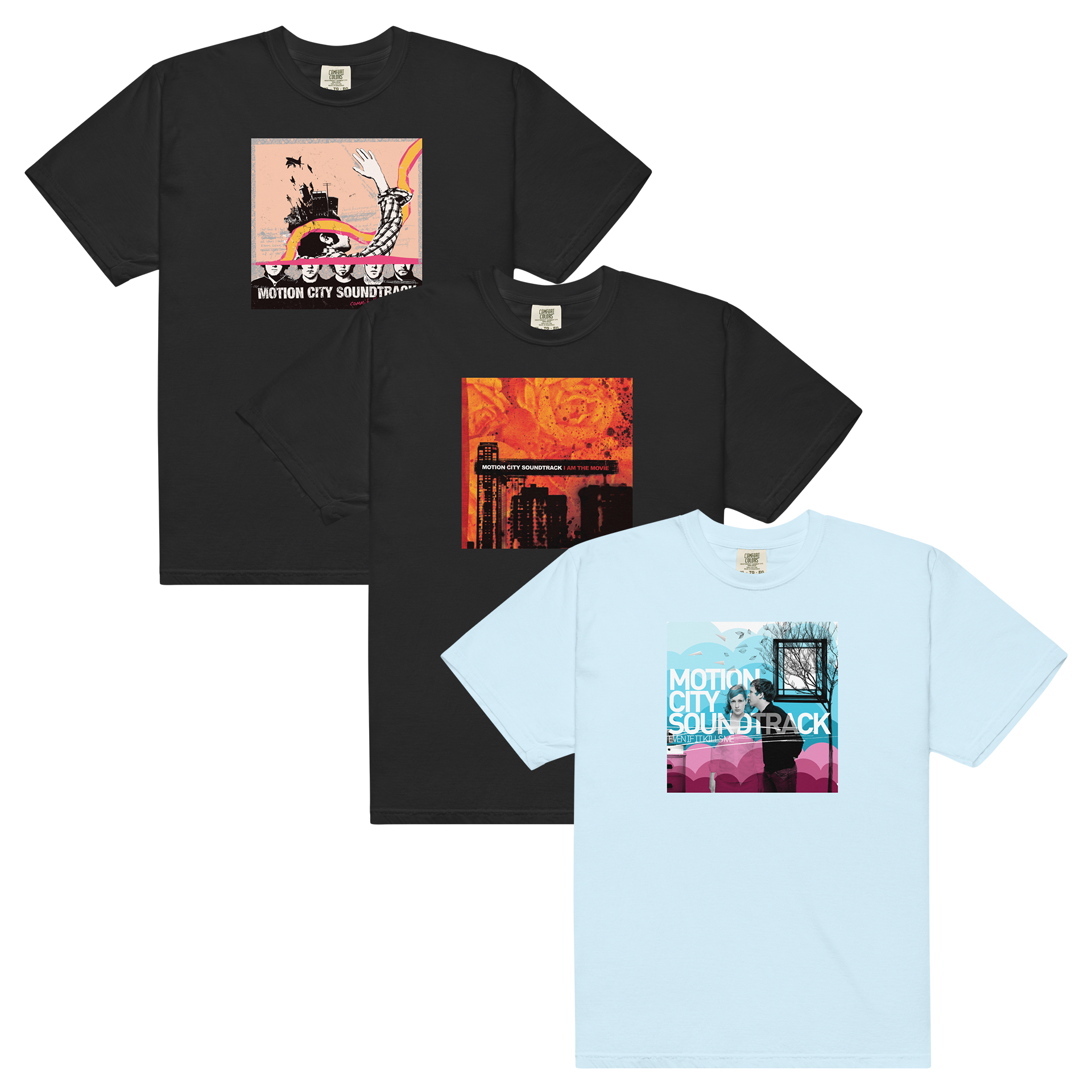 motion-city-soundtrack-t-shirt-bundle-3er-set image 1