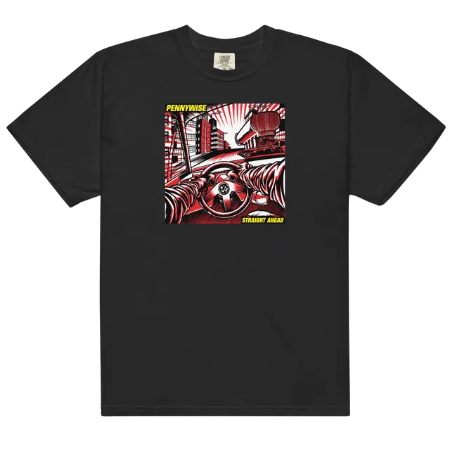 pennywise-straight-ahead-t-shirt-schwarz-baumwolle image 1