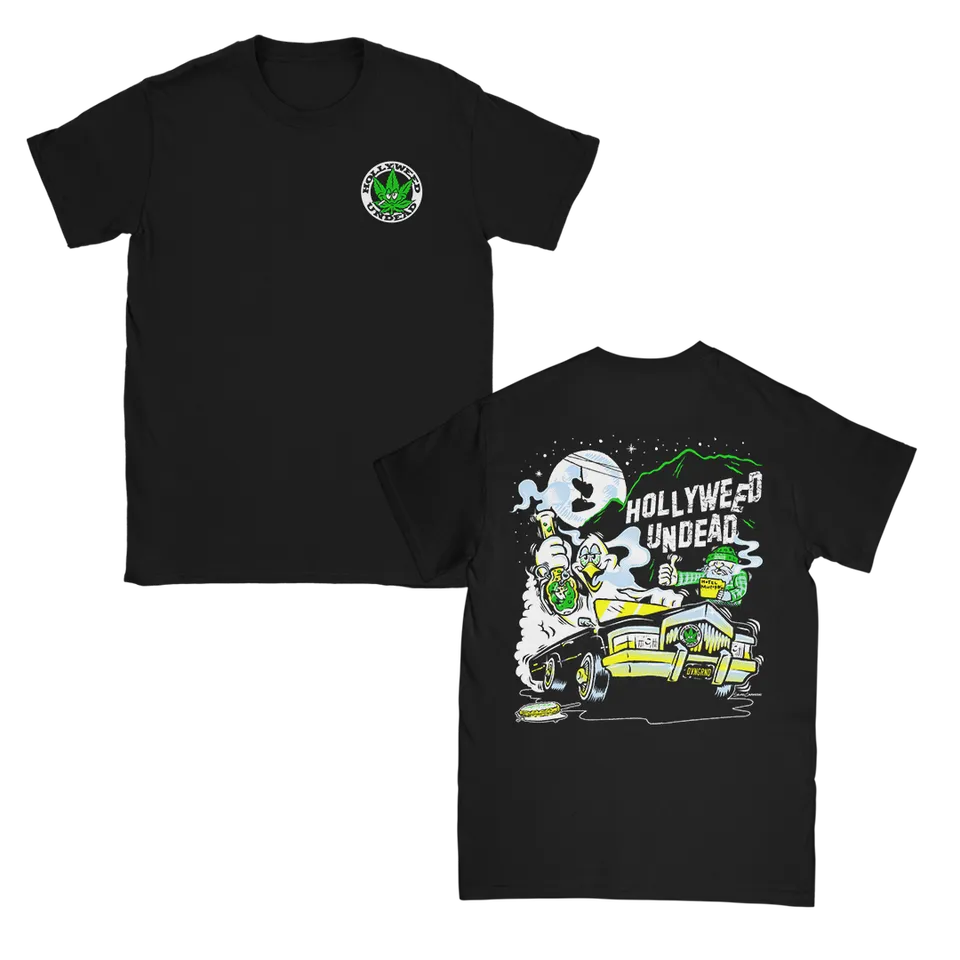 hollywood-undead-hollyweed-tee-t-shirt-schwarz-100-baumwolle image 1