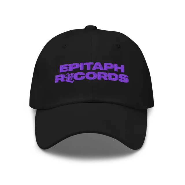 epitaph-records-logo-hat-cap-schwarz-mit-stick image 1