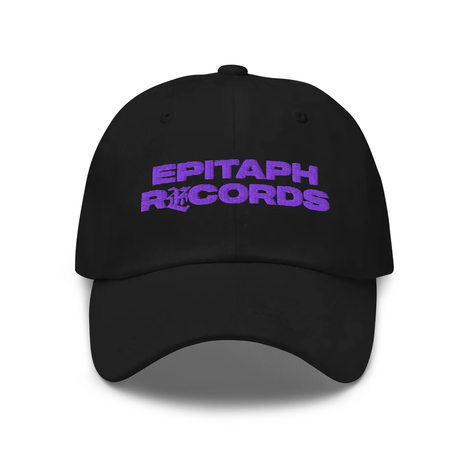 epitaph-records-logo-hat-cap-schwarz-mit-stick image 1