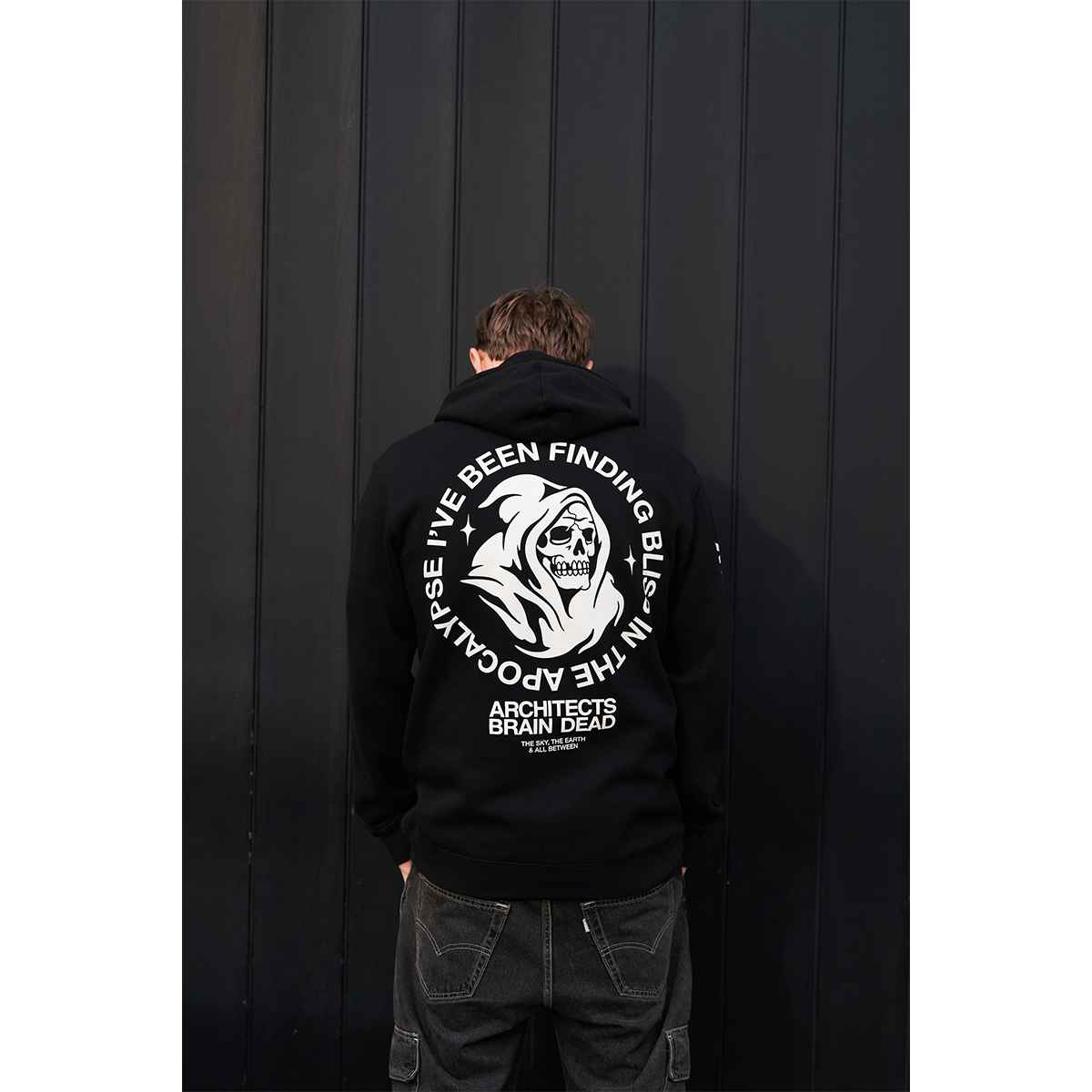 architects-brain-dead-reaper-hoodie-kapuzenpullover-schwarz image 3