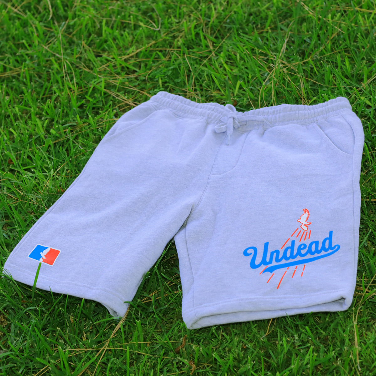 hollywood-undead-baseball-sweatshorts-grau-baumwollmix image 5