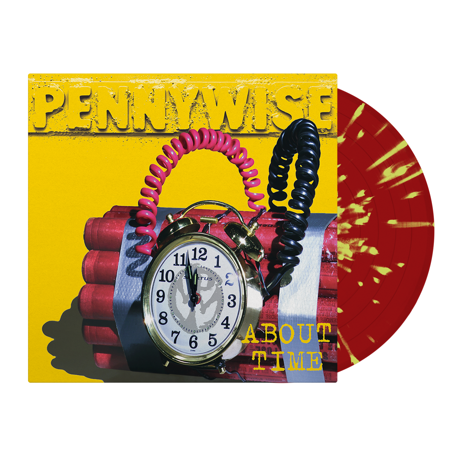 pennywise-about-time-lp-vinyl-apple-lemon-splatter image 1