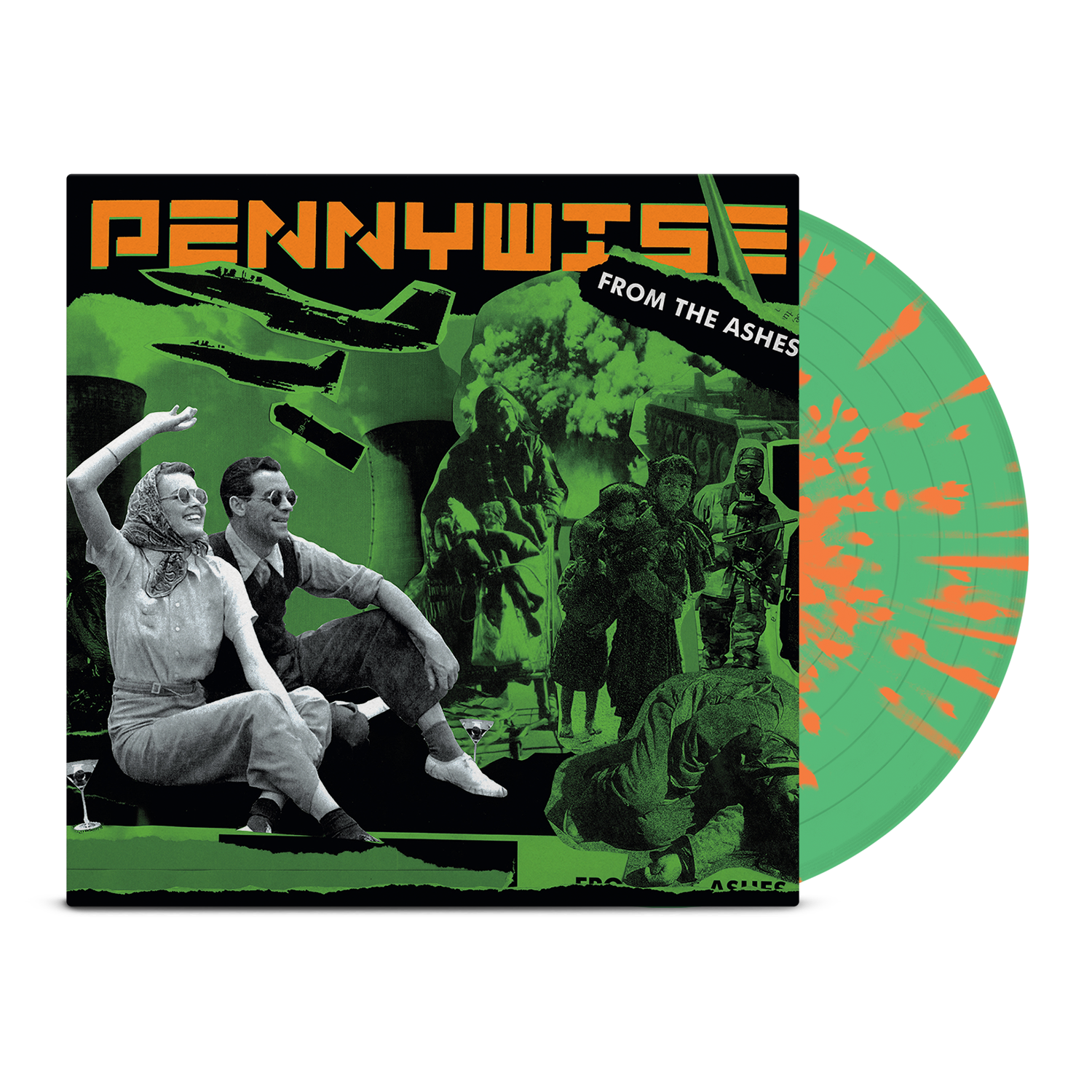 pennywise-from-the-ashes-lp-vinyl-green-tangerine-splatter image 1