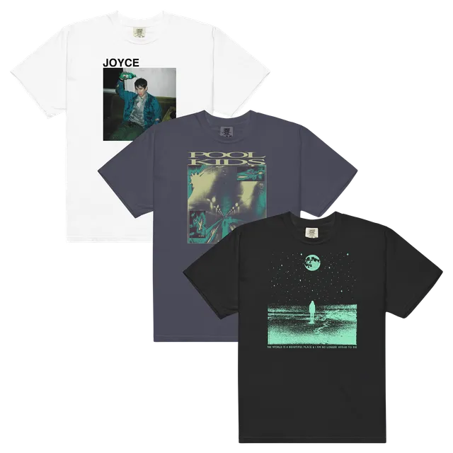 joyce-manor-pool-kids-world-is-shirt-bundle-3er-set image 1