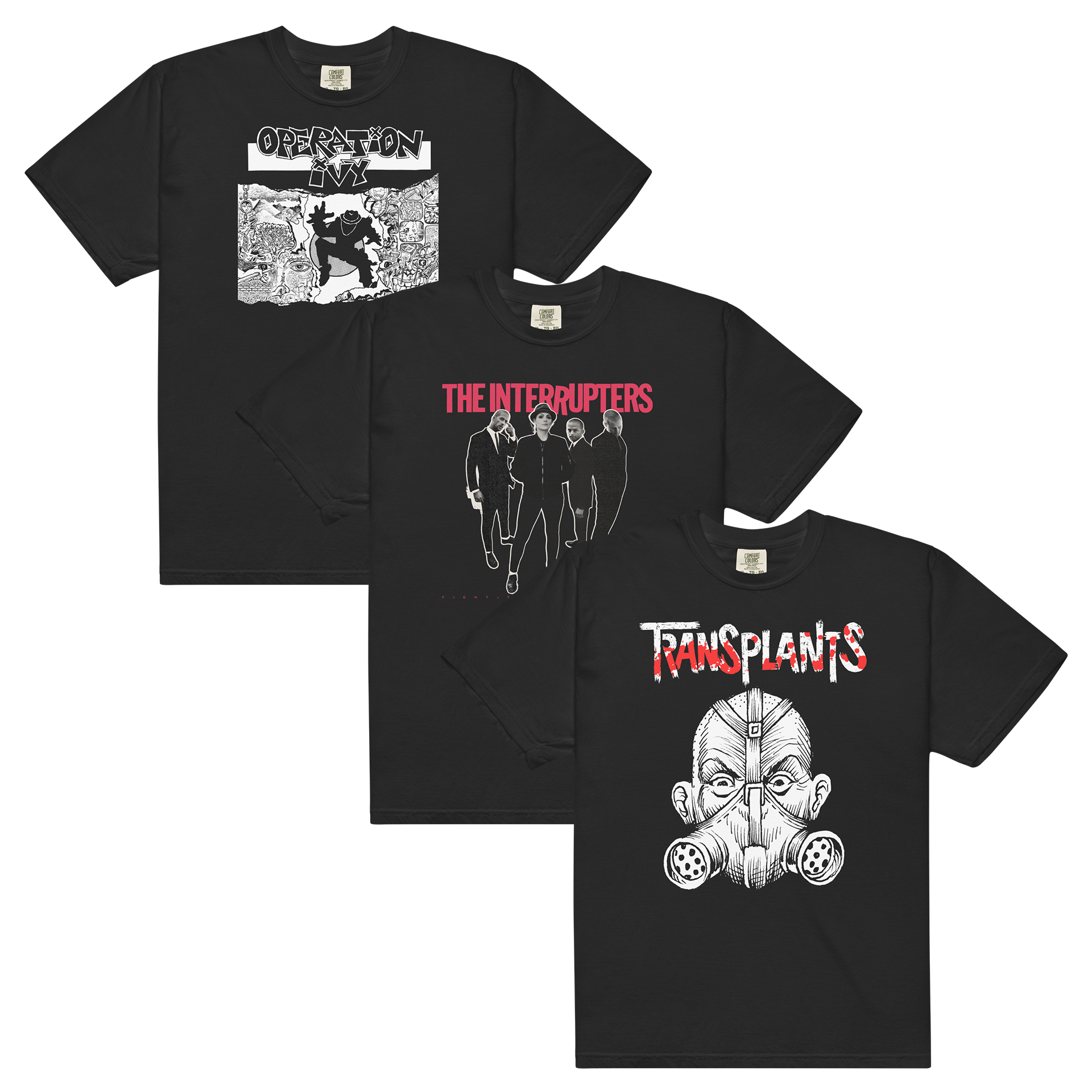 operation-ivy-interrupters-transplants-t-shirt-bundle-schwarz image 1