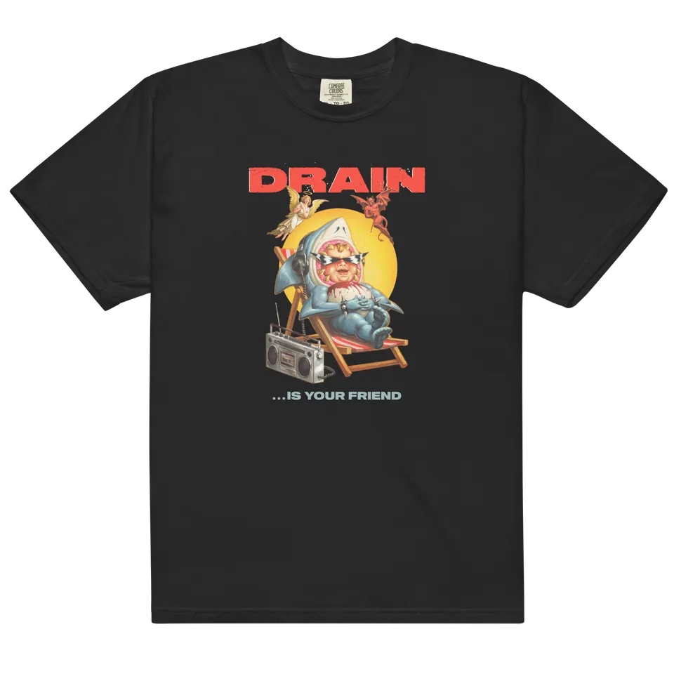 drain-is-your-friend-t-shirt-schwarz image 1