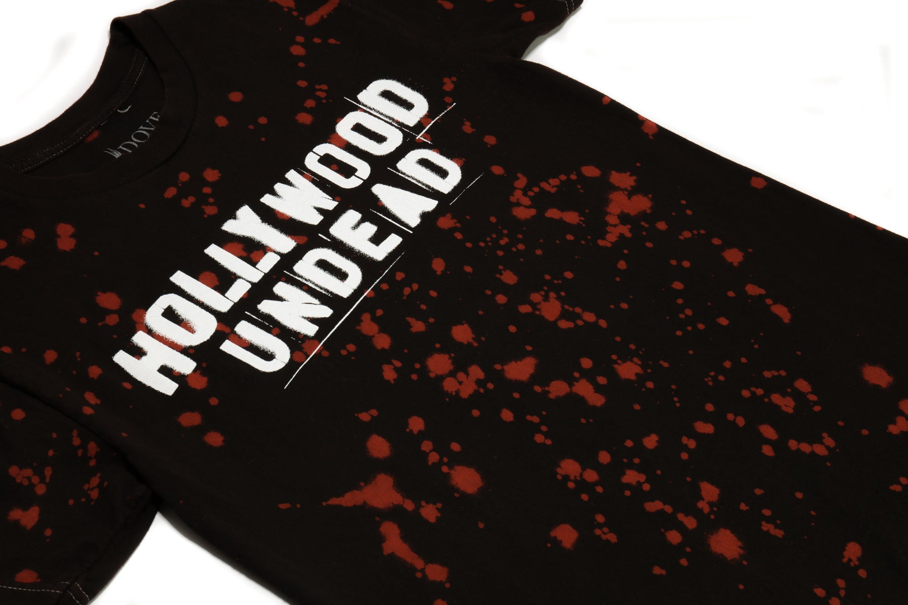 hollywood-undead-hk-evil-tee-t-shirt-blood-splatter-dye-siebdruck image 6