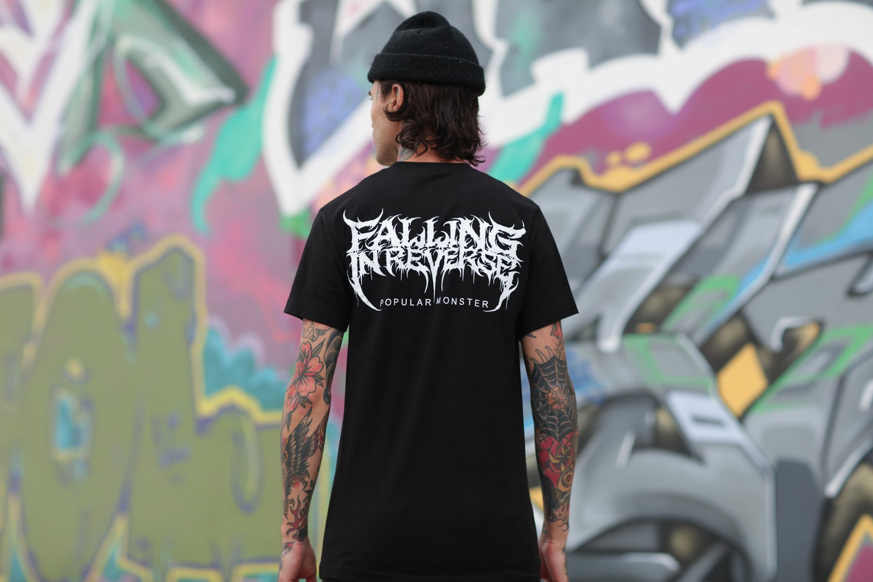 falling-in-reverse-popular-monster-t-shirt-schwarz image 3