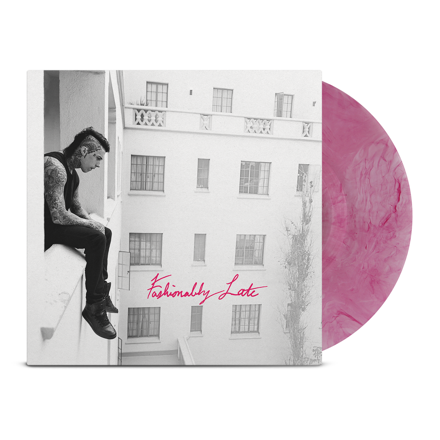 falling-in-reverse-fashionably-late-lp-red-marble-vinyl image 1