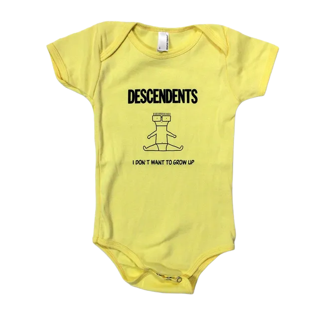 descendents-i-don-t-want-to-grow-up-babybody-gelb-baby image 1