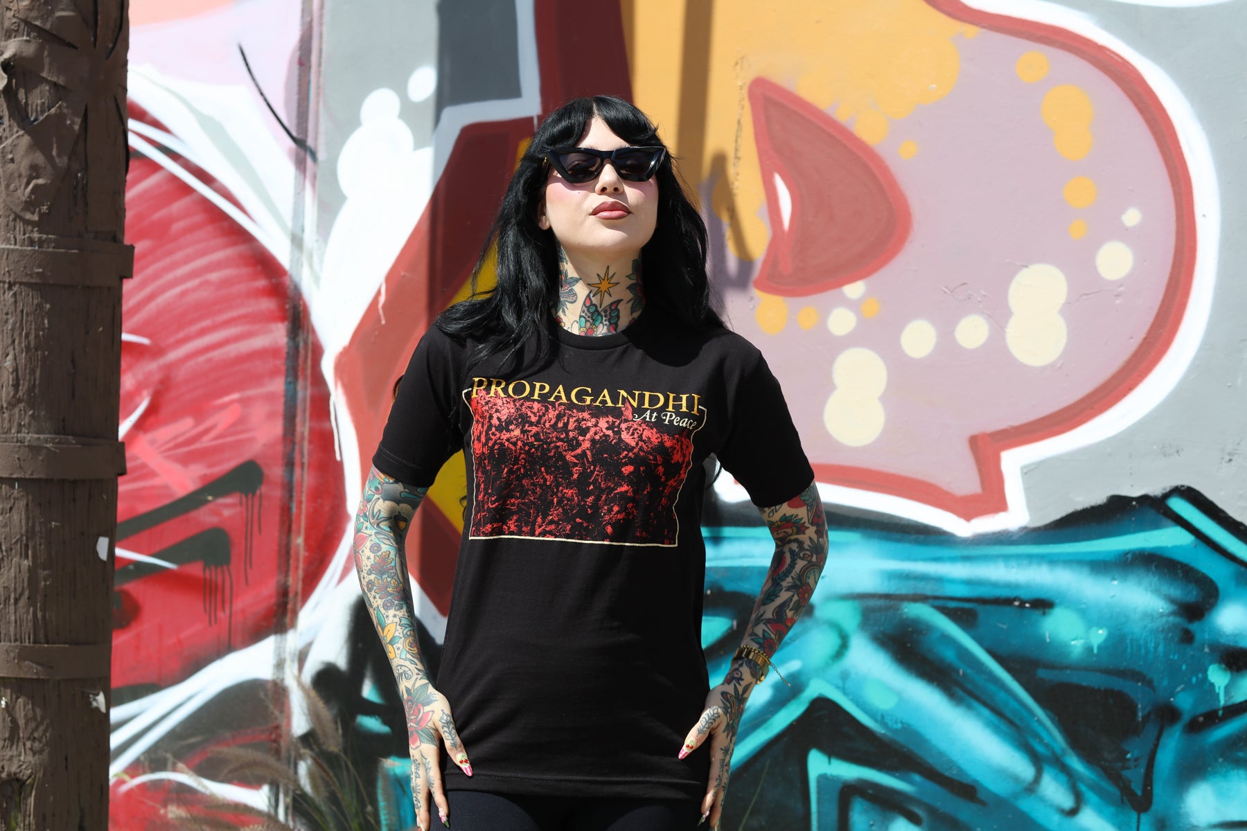 propagandhi-at-peace-album-t-shirt-schwarz-baumwolle image 3
