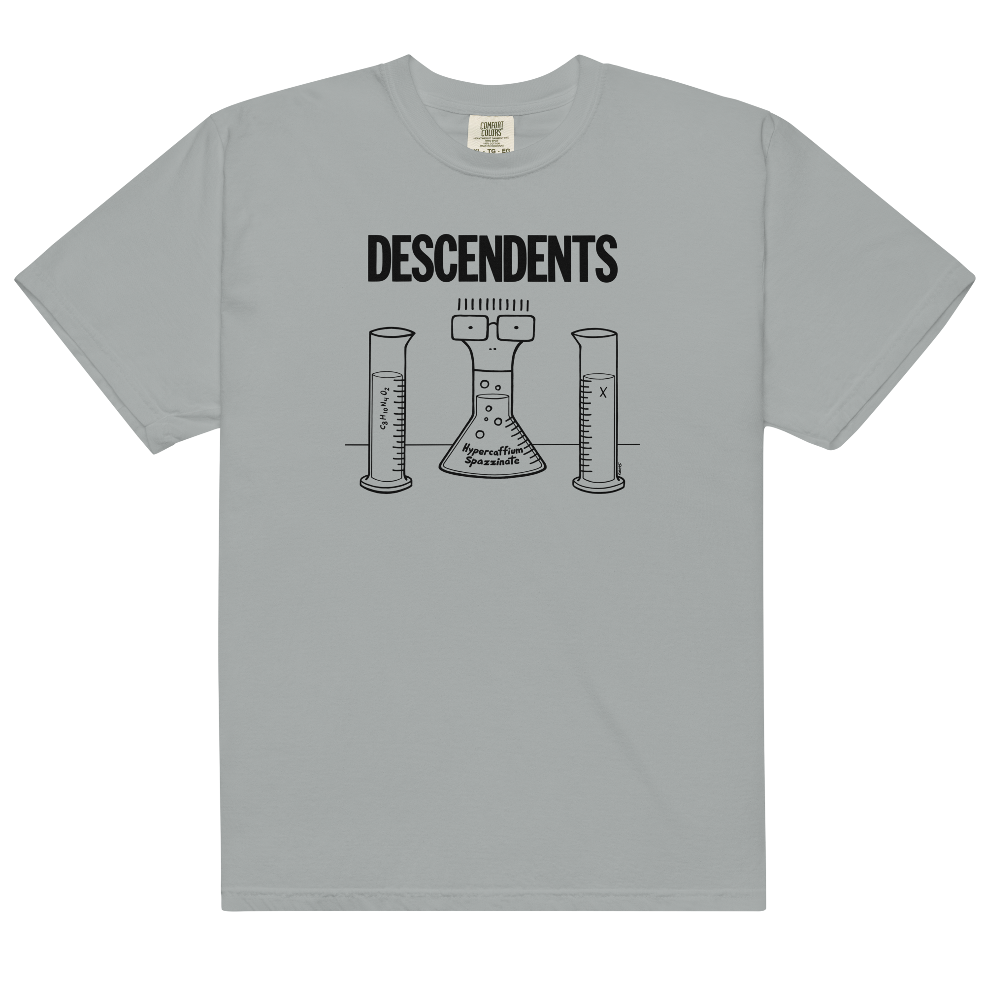 descendents-hypercaffium-spazzinate-t-shirt-grau-baumwolle image 1