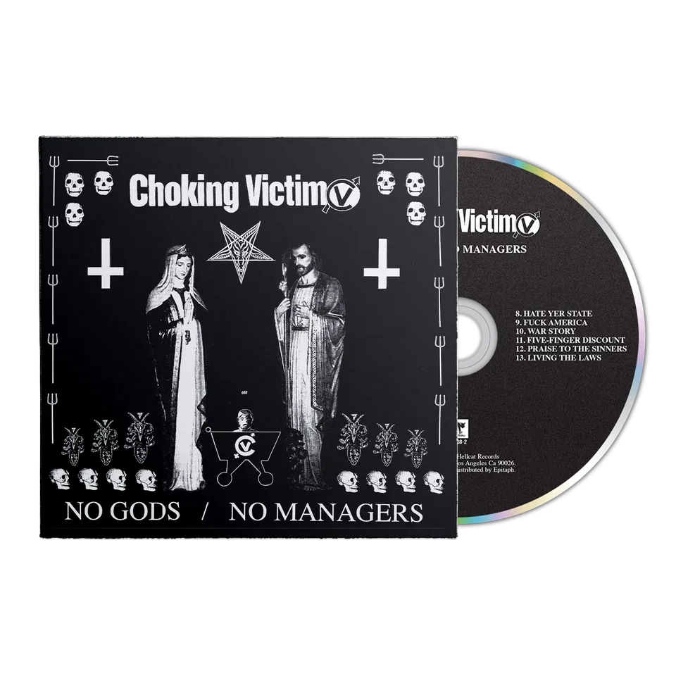 choking-victim-no-gods-no-managers-cd-album image 1