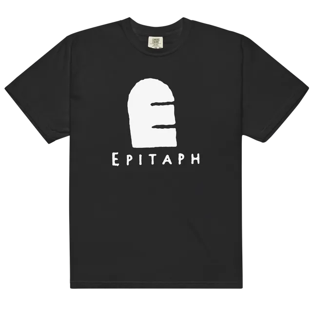 epitaph-records-tombstone-logo-t-shirt-schwarz-baumwolle image 1
