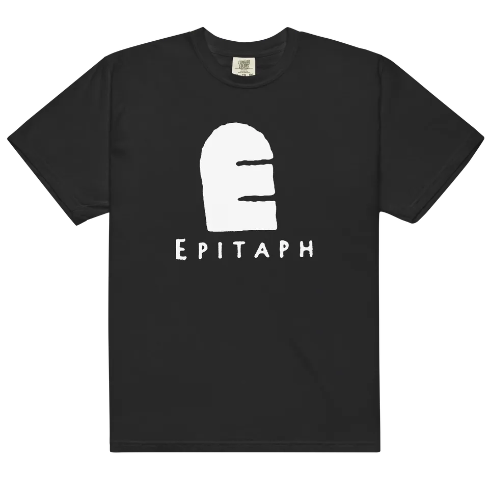 epitaph-records-tombstone-logo-t-shirt-schwarz-baumwolle image 1