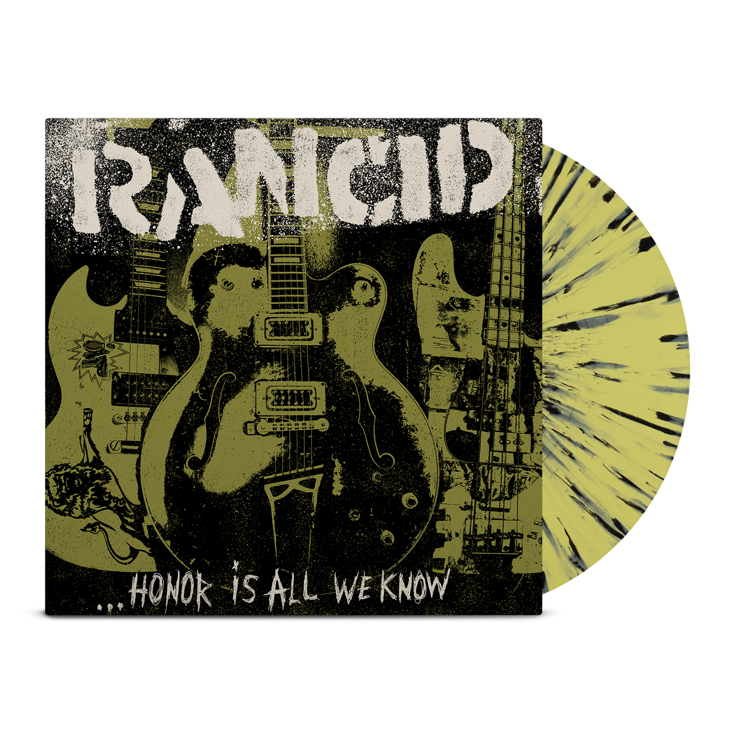 rancid-honor-is-all-we-know-lp-yellow-splatter-vinyl image 1