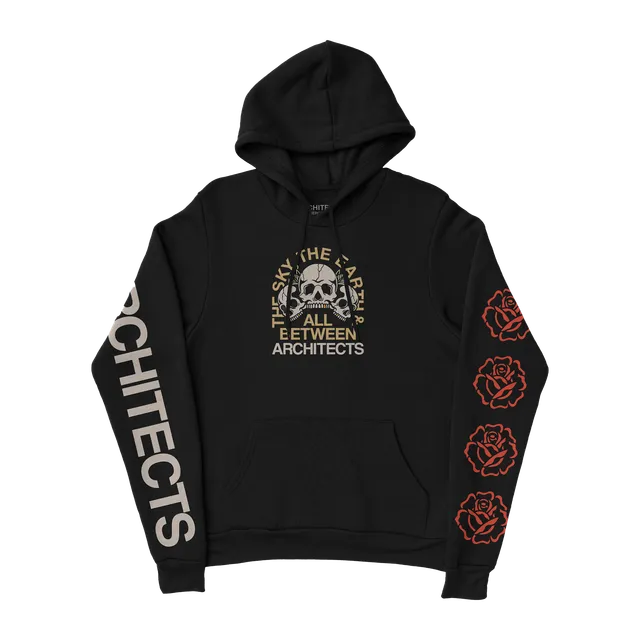 architects-the-sky-the-earth-all-between-skull-hoodie-schwarz image 1