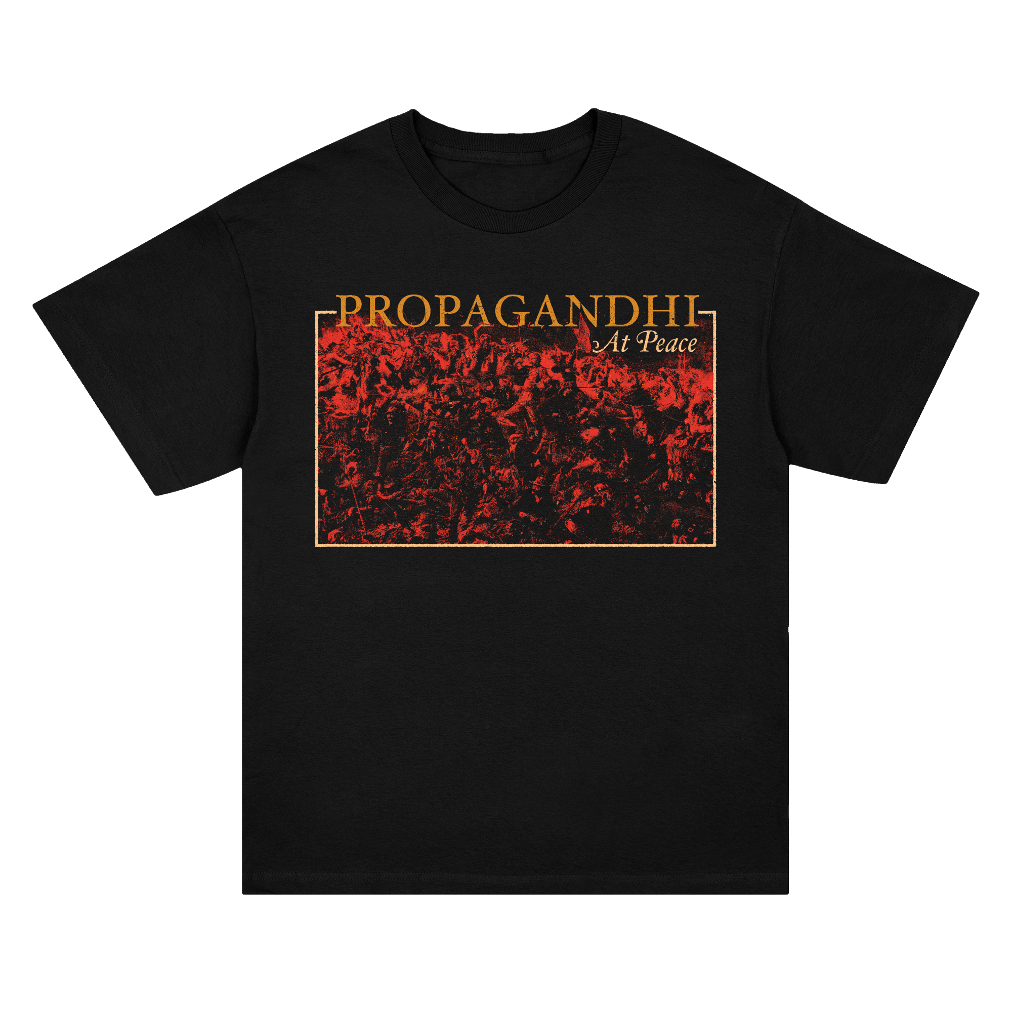 propagandhi-at-peace-album-t-shirt-schwarz-baumwolle image 1