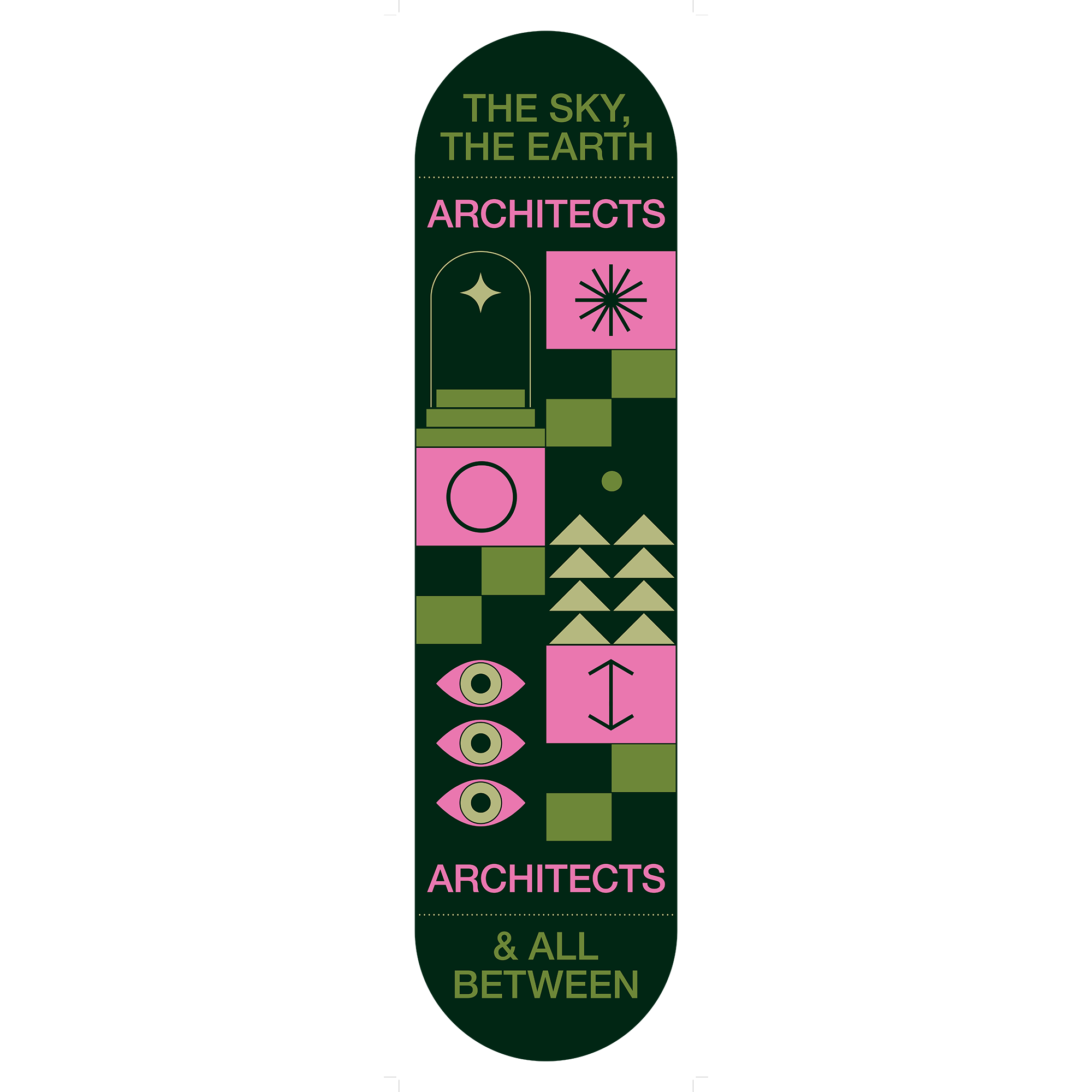 architects-the-sky-the-earth-all-between-skate-deck-signiert image 1
