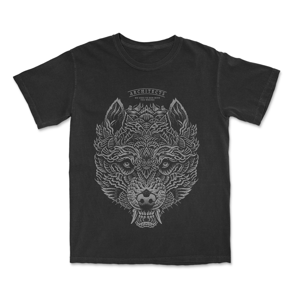 architects-wolf-t-shirt-schwarz-100-baumwolle image 1