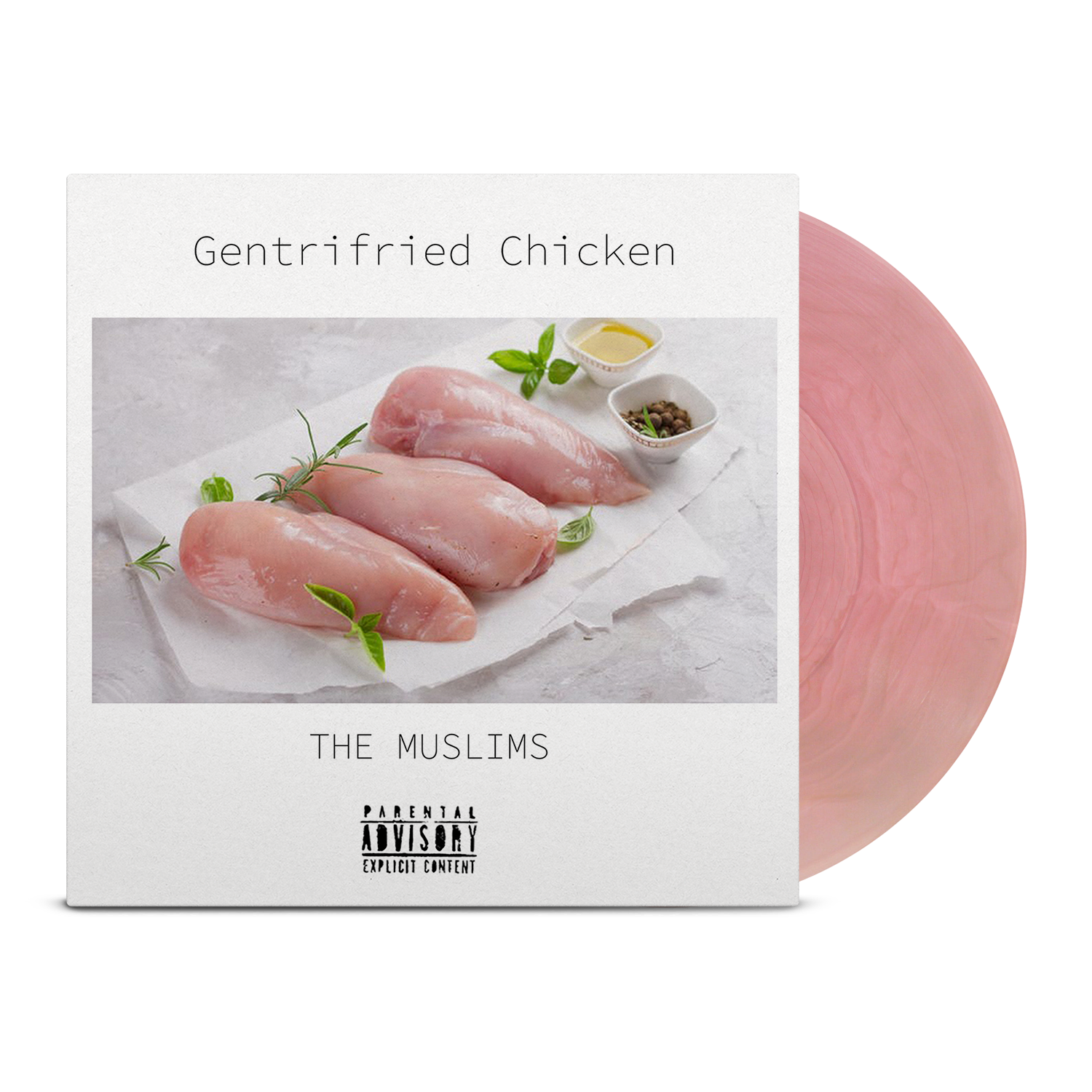 the-muslims-gentrifried-chicken-lp-raw-chicken-vinyl image 1