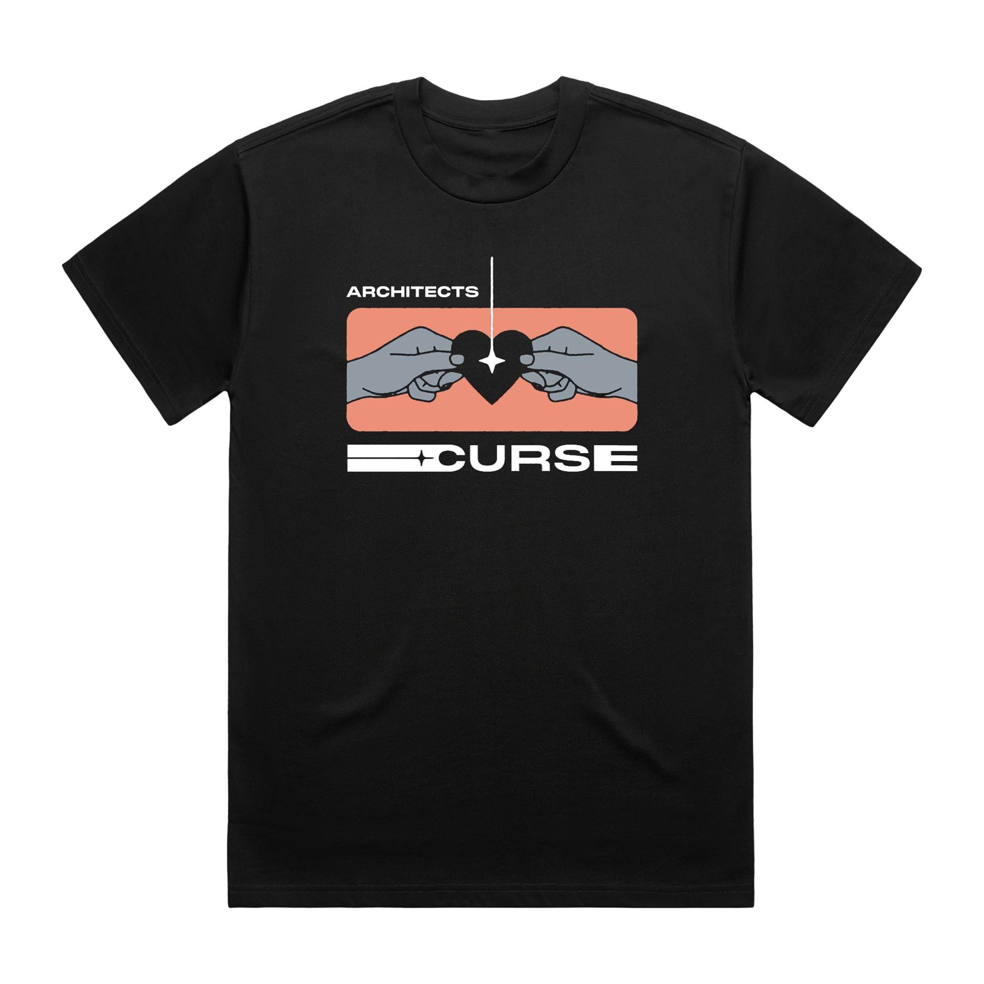architects-curse-heart-t-shirt-schwarz-baumwolle-unisex image 1
