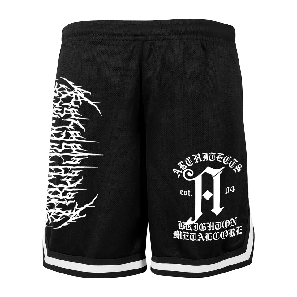 architects-black-metal-logo-mosh-shorts-schwarz image 1