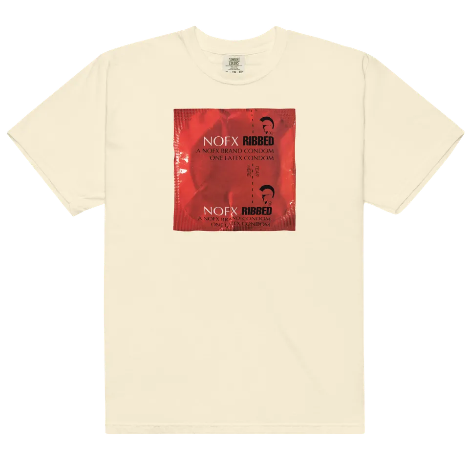 nofx-ribbed-t-shirt-ivory-baumwolle-cover-print image 1