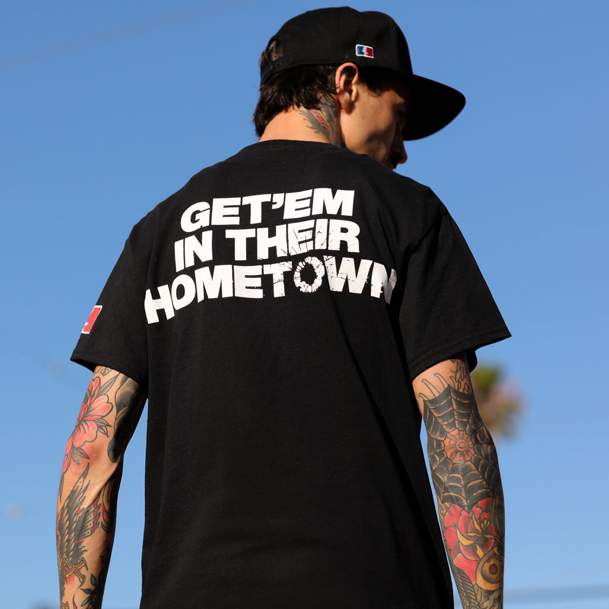 hollywood-undead-undead-baseball-t-shirt-schwarz-baumwolle image 3