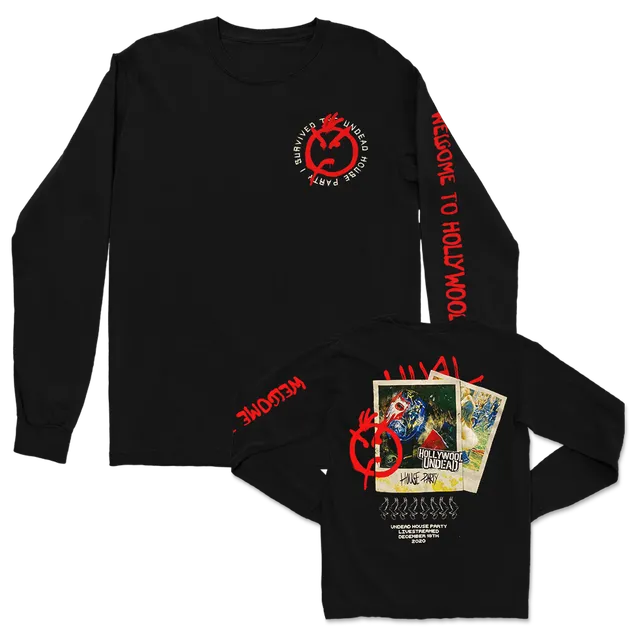 hollywood-undead-i-survived-longsleeve-shirt-schwarz-baumwolle image 1
