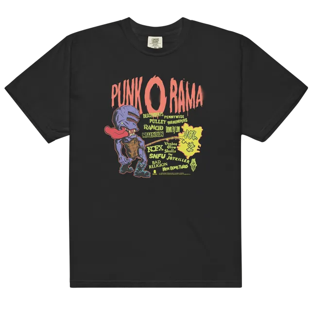 punk-o-rama-vol-2-t-shirt-schwarz-baumwolle image 1