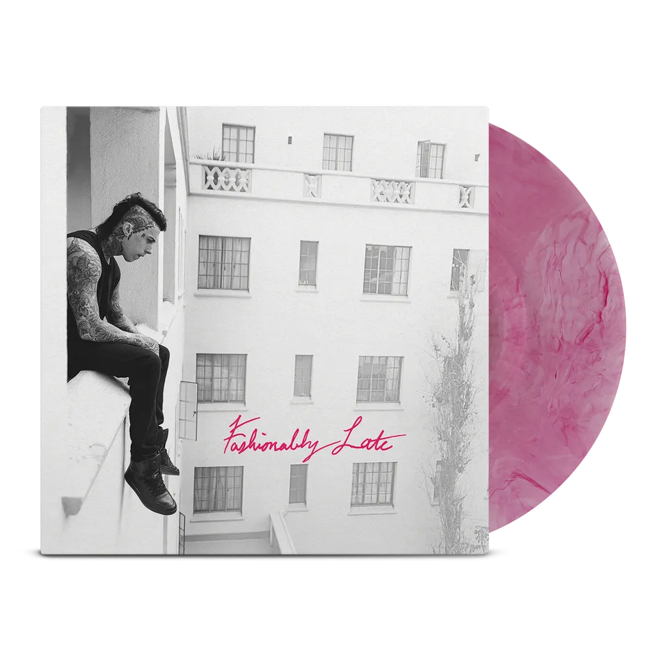 falling-in-reverse-fashionably-late-lp-red-marble-vinyl image 1